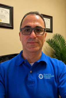 Dr. Christi Ghaleb, board-certified family physician